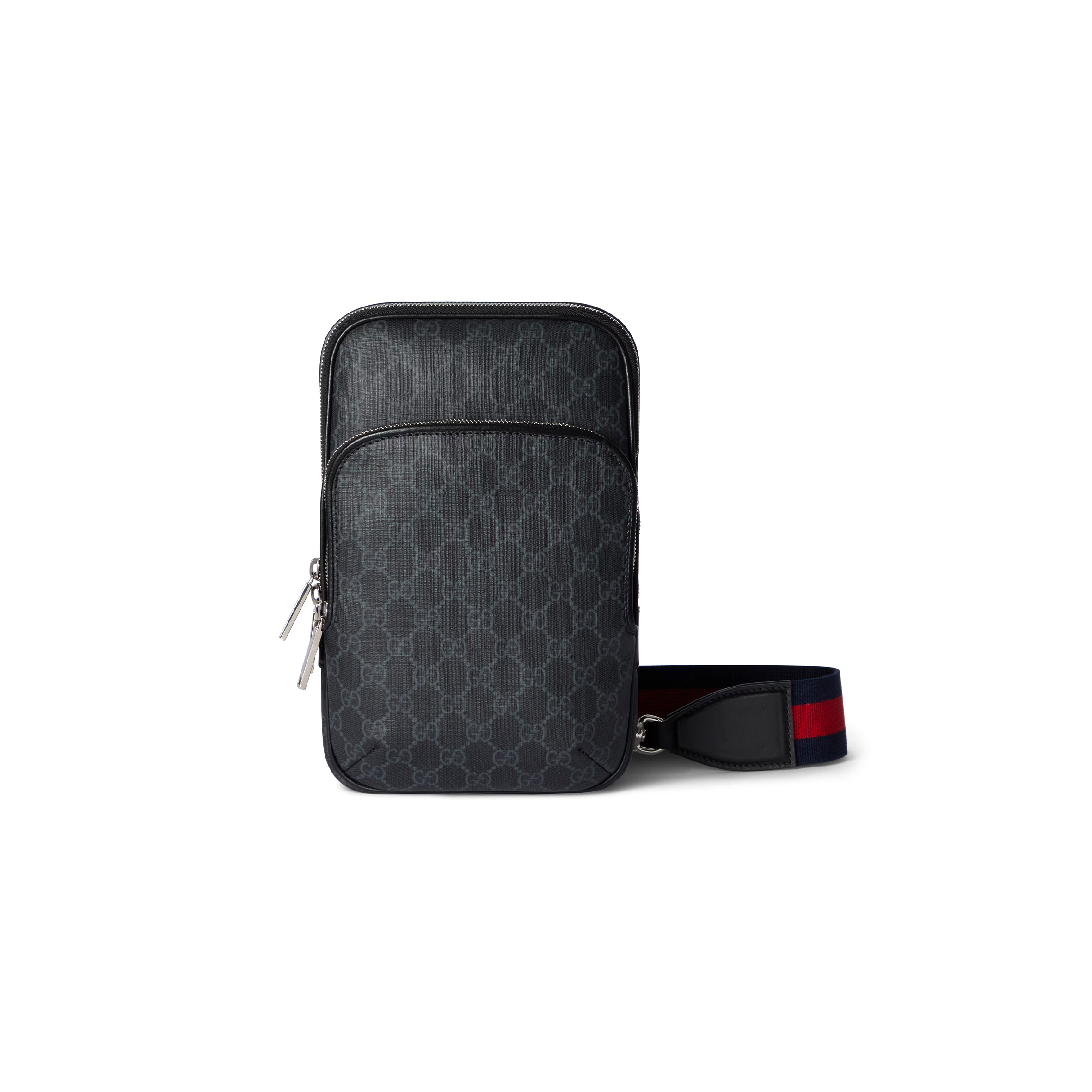 GUCCI GG BLACK SMALL SLINGBAG 822073 (17.5*7*6cm)